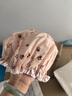 Imakara日本浴帽女洗澡防水加厚防水帽洗發(fā)帽洗頭神器帽子頭套雙層可愛(ài)帽 浴帽米色1個(gè)裝 曬單實(shí)拍圖