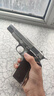 八代AQK1911成人玩具槍鋁合金bb全金屬手槍黃河牌發(fā)射器科教模型 8.0AQK1911（鎢鋼色）六件套 曬單實(shí)拍圖