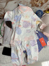 優(yōu)奇嬰兒衣服男女寶寶春秋高腰大pp褲套裝男童女童早秋分體兩件套內衣 曬單實(shí)拍圖