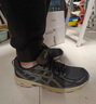 亞瑟士ASICS越野跑鞋男鞋耐磨減震跑步鞋透氣運動(dòng)鞋GEL-VENTURE 6 黑灰色 42.5 曬單實(shí)拍圖