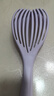 名創(chuàng  )優(yōu)品（MINISO）梳子彈力按摩天使貝殼梳氣囊梳造型梳按摩梳生日禮物女 紫色 曬單實(shí)拍圖