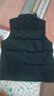特步羽絨馬甲男女冬季坎肩立領(lǐng)工裝無(wú)袖背心保暖舒適外套防潑水馬甲 正黑色 S 曬單實(shí)拍圖