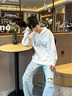森馬（Semir）[商場(chǎng)同款]哈利波特聯(lián)名連帽衛衣男美式學(xué)院風(fēng)2025秋新款情侶 本白10101 XL 曬單實(shí)拍圖