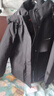 鴨鴨（YAYA）佟麗婭同款城市輕戶(hù)外沖鋒羽絨服女上衣短款冬新款收腰派克服外套 黑色 L 165/88A 曬單實(shí)拍圖