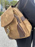 clolv kiss雙肩包包女2026新款皮質(zhì)輕奢通勤背包電腦書(shū)包 生日禮物送女友 【專(zhuān)柜高品質(zhì)】楓葉咖色中號 曬單實(shí)拍圖