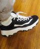 斯凱奇（Skechers）奧利奧熊貓鞋丨老爹鞋男女經(jīng)典黑白復古春夏輕便潮流增高運動(dòng)休閑 女款-黑色/白-BKW 店長(cháng)推薦 36.5 曬單實(shí)拍圖