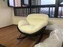 林氏家居單人位沙發(fā)休閑椅客廳陽(yáng)臺復古風(fēng)蛋殼懶人搖搖椅TDY236-A 曬單實(shí)拍圖