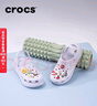 卡駱馳（CROCS）檀健次同款經(jīng)典泡芙洞洞鞋百舒適男沙灘鞋女鞋休閑鞋|207521 霜紫色-5BO 36 (220mm) 37 曬單實(shí)拍圖
