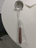 屋田304不銹鋼湯勺大號炒菜勺子鍋勺加長(cháng)41cm木柄家用炒菜鏟勺廚師勺 曬單實(shí)拍圖