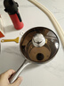 不銹鋼奶鍋蒸煮鍋家用湯鍋泡面鍋寶寶嬰兒輔食鍋防燙手柄中空隔熱 鋼柄奶鍋 18cm 曬單實(shí)拍圖