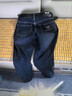 Emporio Armani EA7阿瑪尼2025新款牛仔褲男士修身直筒刺繡藍色休閑長(cháng)褲子薄款秋季 藏青色 31 曬單實(shí)拍圖