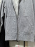 優(yōu)衣庫男裝女裝連帽拉鏈運動(dòng)開(kāi)衫長(cháng)袖外套休閑衛衣25新款479800 05 天灰色 S 曬單實(shí)拍圖