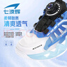 七波輝（7-PE）男童鞋運(yùn)動(dòng)鞋2025春秋透氣網(wǎng)面跑步鞋女童軟底輕便中大童兒童跑鞋 曬單實(shí)拍圖