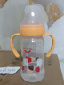 愛(ài)得利（evorie） 奶瓶 寬口徑吸管奶瓶 帶手柄PP材質(zhì)嬰兒奶瓶240ml（顏色隨機） 曬單實(shí)拍圖