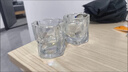 小魚(yú)家的貓玻璃杯扭扭杯威士忌杯啤酒杯微醺洋酒杯ins杯子高顏值果飲杯 透明色扭扭杯210ml（單只） 曬單實(shí)拍圖