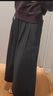 優(yōu)衣庫女裝打褶裙褲/高腰休閑褲褲子479698 09 黑色 XL /165/76A 曬單實(shí)拍圖