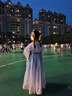 旗鉑漢服女童夏新款2025兒童國風(fēng)新中式連衣裙 無盡浮華 130 曬單實拍圖