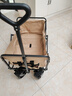 牧高笛（MOBIGARDEN）營(yíng)地車(chē) 戶(hù)外露營(yíng)大容量寬輪雙剎折疊推車(chē)星際 NX23689009 細沙黃 曬單實(shí)拍圖