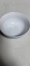九風(fēng)窯景德鎮高溫白瓷碗盤(pán)碗碟套裝碗具飯碗湯碗面碗斗笠碗吃飯碗餐具 4.5英寸高溫白瓷羅漢碗 曬單實(shí)拍圖