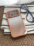 鯨咖2025新款適用蘋(píng)果17promax手機殼星宇橙閃粉水鉆iphone17air輕奢17pro簡(jiǎn)約透明ip17硅膠軟殼pm女款 【星宇橙】閃鉆邊框+閃粉卡-自帶鏡頭膜 iPhone 17 Pro M 曬單實(shí)拍圖