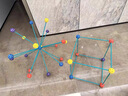 3d幾何建構積木建構達人空間diy小小構建師帳篷拼裝兒童積木玩具 148套裝 曬單實(shí)拍圖