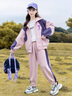 G.DUCKKIDS小黃鴨女童外套秋裝25新款洋氣大童女裝秋季運動(dòng)服9女孩衛衣套裝 SF23192粉色 160 cm 曬單實(shí)拍圖