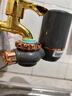 美的（Midea）凈水器水龍頭過(guò)濾器家用自來(lái)水濾水器直飲前置過(guò)濾器廚房衛生間通用除水垢除余氯雙出水可清洗濾芯 一機三芯【兩年免換濾芯】 曬單實(shí)拍圖