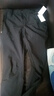 探拓（TECTOP）沖鋒褲男加絨保暖防風(fēng)軟殼褲登山徒步褲 男款黑色 L 曬單實(shí)拍圖