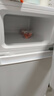 海爾（Haier）88升小冰箱冰箱雙開(kāi)門(mén)小戶(hù)型迷你家用租房宿舍辦公室節能省電BCD-88GHTMZ0WV家電國家補貼15% 曬單實(shí)拍圖