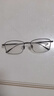 索西克高品質(zhì)純鈦近視眼鏡男商務(wù)眼鏡框方框眼鏡架配眼鏡防藍光變色9003 銀色 平光不配鏡 曬單實(shí)拍圖