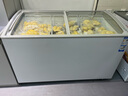 海爾（Haier）冰柜商用大容量展示柜雪糕柜海鮮冷凍柜湯圓速凍柜生鮮冷藏柜蛋糕奶茶店保鮮柜玻璃門(mén)島柜 427升1.3米[-30°C超低溫]一級能效帶鎖 曬單實(shí)拍圖