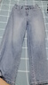 森馬（Semir）森柔牛仔丨牛仔褲女潮流顯瘦褲子25春秋季寬松闊腿褲109925124001 曬單實(shí)拍圖