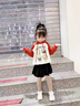 迪士尼（Disney）不一樣的親子裝春秋裝2025新款母女衛衣一家三四口母子拍照服炸街 紅撞杏色（不加絨） 100 童裝 曬單實(shí)拍圖