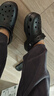 卡駱馳（crocs）經(jīng)典云朵Clog女沙灘洞洞鞋涼拖鞋206750 206750-001  37  曬單實(shí)拍圖