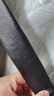 牛當家 真皮皮男牛皮腰帶針扣頭層牛皮1101 深咖色禮物 115-125cm 曬單實(shí)拍圖