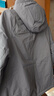 諾帝卡（NAUTICA）【商場(chǎng)同款】男裝秋冬新款防輕濺水可脫卸帽厚外套棉服男JO4308 深碳灰01C M 曬單實(shí)拍圖