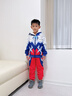 ULTRAMAN奧特曼衣服男童加絨加厚冬裝兒童冬季賽羅套裝男孩秋冬蜘蛛俠童裝 【賽羅】（加絨加厚） 外套+長(cháng)褲 130 【建議身高120-130cm】 曬單實(shí)拍圖