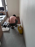 木藝生轉角雙電機電動(dòng)升降電腦桌家用辦公雙人L型桌子工作臺拐角書(shū)桌 雙電3節插排左拐角3cm實(shí)木胡桃色 1.6*1.1M(升級加強版收納橫梁) 曬單實(shí)拍圖