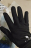 駱駝（CAMEL） 騎行手套男秋冬季戶(hù)外摩托車(chē)觸屏登山手套女哈爾濱旅游保暖裝備 【升級防滑】墨黑，1T32264472 M 曬單實(shí)拍圖