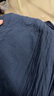 優(yōu)衣庫女裝麻混紡松緊長(cháng)褲/休閑褲473791 69 藏青色 L /160/70A 曬單實(shí)拍圖