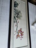 京城世家蘇繡掛畫純手工精品4絲牡丹花鳥山水刺繡畫書房客廳玄關裝飾壁畫 鴻運當頭 含框尺寸63x168cm 曬單實拍圖