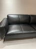 NORHOR北歐表情/中古包豪斯/黑曜真皮沙發(fā)客廳直排皮藝沙發(fā)/黑色焦糖G 【現貨】常規款黑色2.5m|全真皮 曬單實(shí)拍圖