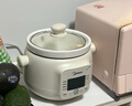 美的（Midea）電燉鍋煲湯鍋燉湯鍋1.5h快燉 陶瓷燉湯盅母嬰輔食鍋燕窩熬粥 1.5L電燉盅白瓷柔燉大功率MD-DGE1556 曬單實(shí)拍圖