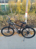 夢(mèng)幻鳥(niǎo)鳳凰晟象男女通用成人學(xué)生變速減震通勤戶(hù)外公路車(chē)自行車(chē)山地車(chē) 暗夜黑 21速 24英寸 曬單實(shí)拍圖