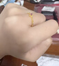 周六福彩寶碧璽黃金足金戒指生日禮物送女友J0212465 約1.93g 11號 曬單實(shí)拍圖
