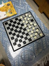 成功國際跳棋磁石跳棋便捷式國際跳棋桌面游戲兒童棋棋類(lèi)游戲跳棋5219 曬單實(shí)拍圖