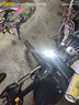 洛克兄弟自行車(chē)燈夜騎強光手電筒TYPE-C充電前燈防雨騎行裝備 RHL800 曬單實(shí)拍圖
