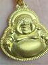 夢(mèng)金園【女神節禮物】黃金吊墜古法彌勒佛金珠足金編繩項鏈 金色編繩-約5.68g 曬單實(shí)拍圖