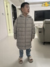 jnby by JNBY[新款]江南布衣童裝冬中長款羽絨服1NBC13650 068淺米灰 130cm 曬單實拍圖