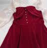 蘭卡·羅妮新娘結婚敬酒服新款中式訂婚晚禮服高級感回門服 酒紅色 L 曬單實拍圖